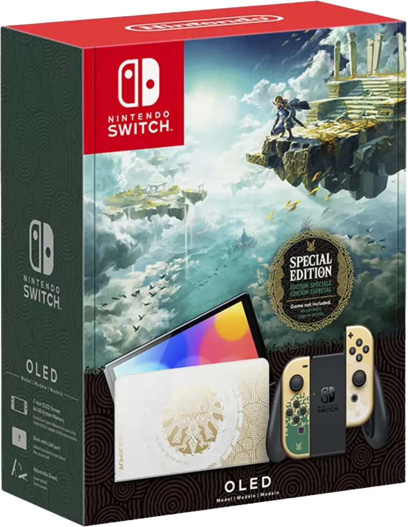 Игровая приставка Nintendo Switch OLED (Zelda Edition)