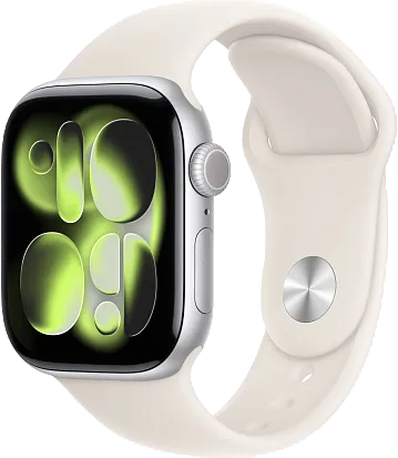Часы Apple Watch Series 11 42mm Silver (Sport Band Starlight) M/L
