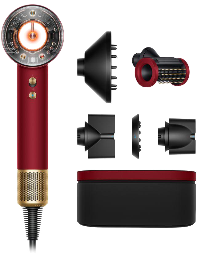 Фен Dyson Supersonic Nural HD16 (Red Velvet/Gold)