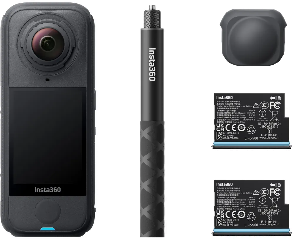 Экшн-камера Insta360 X4 Air (Midnight Black) Standard Bundle