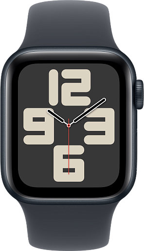 Apple Watch SE 2024 (Gen 2) 44mm Midnight with Sport Band Midnight