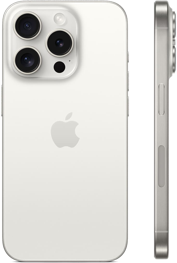 Смартфон Apple iPhone 15 Pro 1TB (White Titanium)