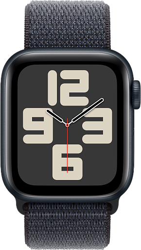 Apple Watch SE 2024 (Gen 2) 40mm Midnight with Sport Loop Midnight