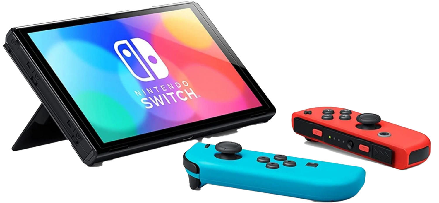 Игровая приставка Nintendo Switch OLED (Neon)