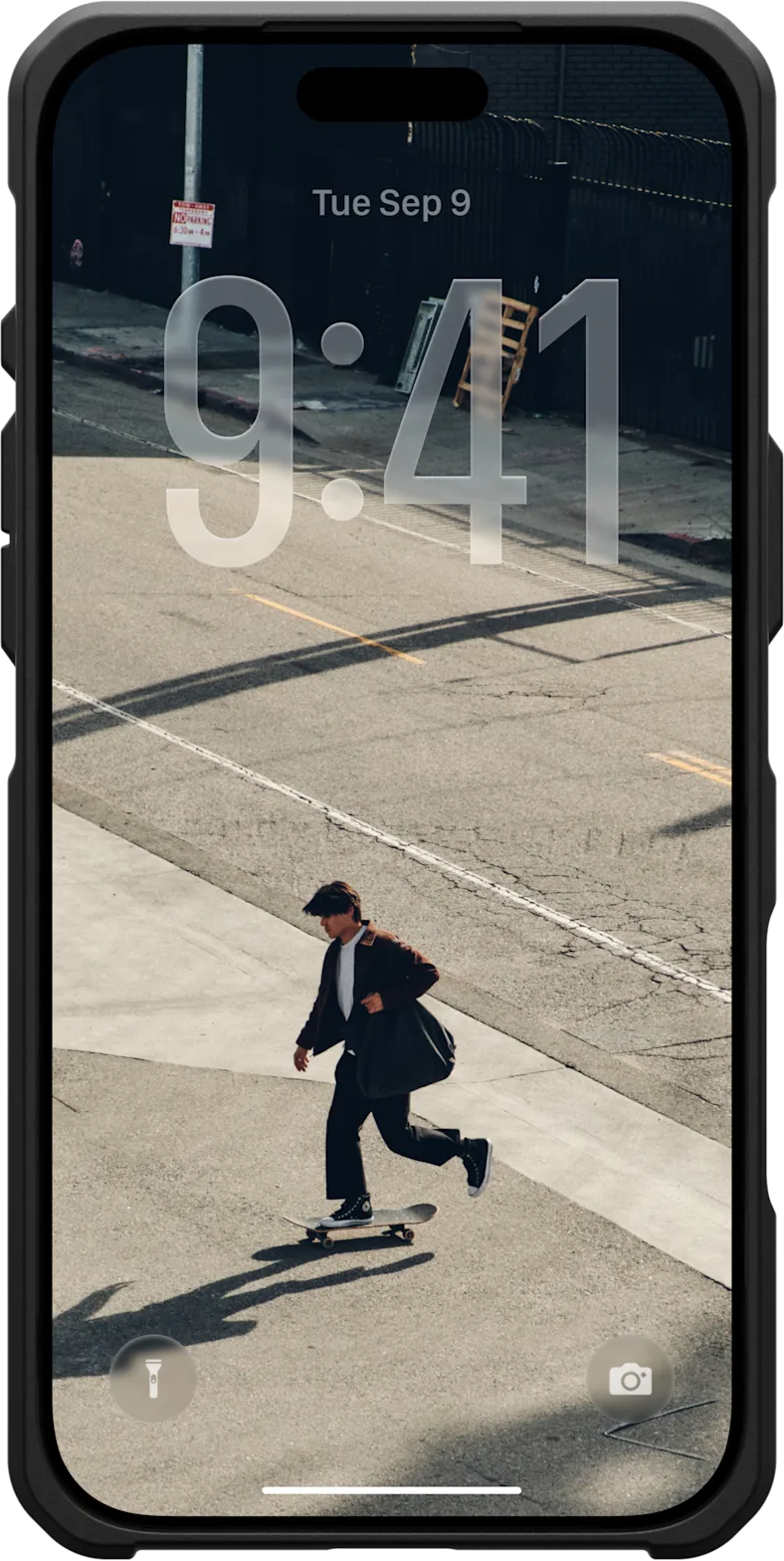 Чехол Uag Metropolis LT для iPhone 17 Pro Max (Kevlar Black)