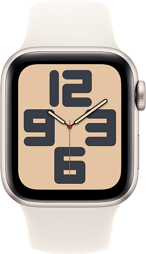 Apple Watch SE 2024 (Gen 2) 44mm Starlight with Sport Band Starlight