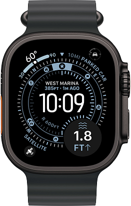 Часы Apple Watch Ultra 3 49mm Titanium Black (Ocean Band Black) M/L