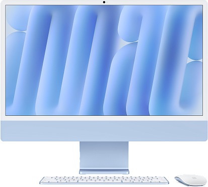 Моноблок Apple iMac 24" (M4, 8C CPU, 8C GPU) 16/256GB Blue (MWUF3)