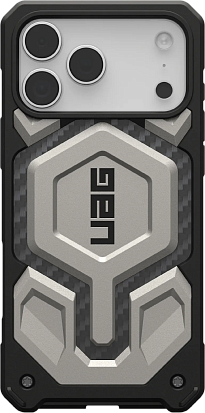 Чехол Uag Monarch Pro для iPhone 17 Pro Max (Titanium)