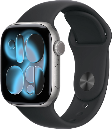 Часы Apple Watch Series 11 42mm Space Gray (Sport Band Black) M/L