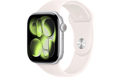 Часы Apple Watch Series 11 46mm Silver (Sport Band Light Blush) S/M