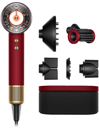Фен Dyson Supersonic Nural HD16 (Red Velvet/Gold)