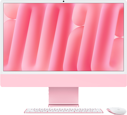 Моноблок Apple iMac 24" (M4, 8C CPU, 8C GPU) 16/256GB Pink (MWUG3)