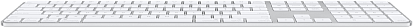 Клавиатура Apple Magic Keyboard Touch ID Numeric Keypad (White)