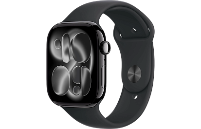Часы Apple Watch Series 11 42mm Jet Black (Sport Band Black) S/M