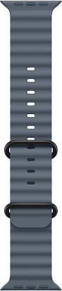 Часы Apple Watch Ultra 3 49mm Titanium Black (Ocean Band Anchor Blue) M/L