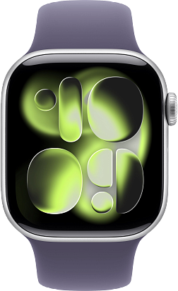Часы Apple Watch Series 11 42mm Silver (Sport Band Purple Fog) S/M