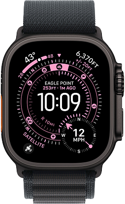 Часы Apple Watch Ultra 3 49mm Titanium Black (Alpine Loop Black) S/M