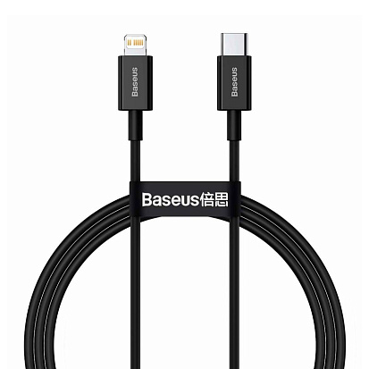 Кабель Baseus Superior Series Fast Charging Data Cable Type-C to Lightning PD 20W 1m Черный