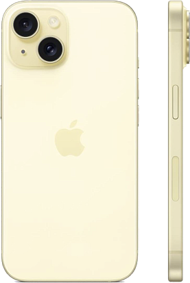 Смартфон Apple iPhone 15 256GB (Yellow)