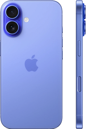 Смартфон Apple iPhone 16 128GB (Ultramarine)