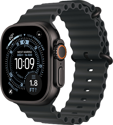 Часы Apple Watch Ultra 3 49mm Titanium Black (Ocean Band Black) M/L