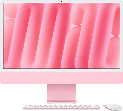 Моноблок Apple iMac 24" (M4, 10C CPU, 10C GPU) 16/512GB Pink (MWV53)