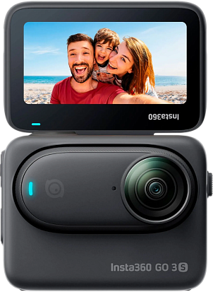 Экшн-камера Insta360 Go 3S 128GB (Midnight Black)
