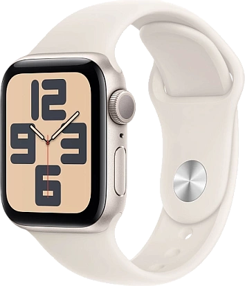 Apple Watch SE 2024 (Gen 2) 40mm Starlight with Sport Band Starlight