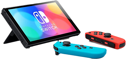 Игровая приставка Nintendo Switch OLED (Neon)