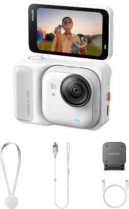 Экшн-камера Insta360 GO Ultra (Arctic White) Standard Bundle
