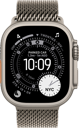 Часы Apple Watch Ultra 3 49mm Titanium Natural (Titanium Milanese Loop) Small
