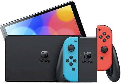 Игровая приставка Nintendo Switch OLED (Neon)