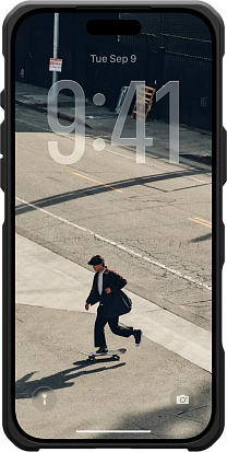 Чехол Uag Metropolis LT для iPhone 17 Pro Max (Kevlar Black)
