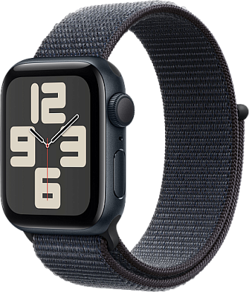 Apple Watch SE 2024 (Gen 2) 44mm Midnight with Sport Loop Midnight