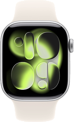 Часы Apple Watch Series 11 42mm Silver (Sport Band Starlight) M/L